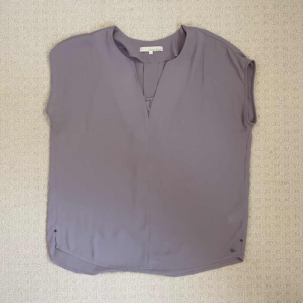 Monk & Lou Purple Blouse